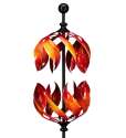 Double Vertical Flame Kinetic Stake