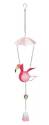 5-Inch X 18.5-Inch Metal Flamingo Parachute Bouncie