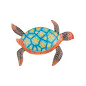 Henna Blue Sea Turtle Wall Decor