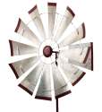 32-Inch Galvanized Windmill Kinetic Stake