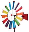 26-Inch Metal Rainbow Windmill Spinner 