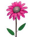 46-Inch Metal Vintage Daisy Flower Stake
