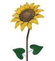 46-Inch Metal Vintage Sunflower Flower Stake