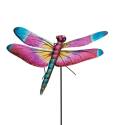 46-Inch Skimmer Metal Dragonfly Garden Stake 