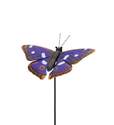 36-Inch Purple Emperor Metal Butterfly Stake