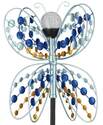 16-1/2-Inch Butterfly Solar Wind Spinner 