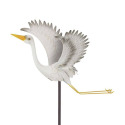 Egret Jiggly-Bird Stake