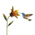 Purple Coronet Hummingbird Stake