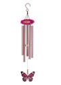 32-Inch Pink Monarch Butterfly Chime