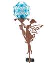 Solar Stake Dandelion Fairy Blue 6-8 Hours Of Continuous Light At Night 7.5 X 5 X 35.5-Inch