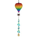 Mini Hot Hair Balloon Spinner Solar Lantern Rainbow