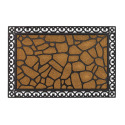 24-Inch x 36-Inch Coir And Rubber Doormat With Cobblestone