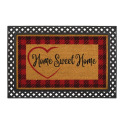 24-Inch x 36-Inch Coir And Rubber Doormat With Home Sweet Home