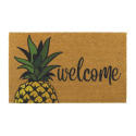 18-Inch x 30-Inch Coir Doormat With Welcome Pineapple