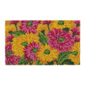 18-Inch x 30-Inch Coir Doormat With Dahlia