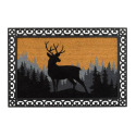 24-Inch x 36-Inch Rubber Framed Coir Doormat With Led Lights And A Deer