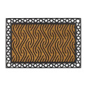 Coir And Rubber Doormat With Waves