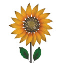 5-Foot Tall Sunflower Wind Spinner Stake