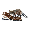 Metal Wall Decor Metallic Raccoon