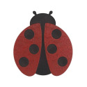 13 X 11.75-Inch Rubber Ladybug Stepping Stone