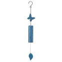2.5-Inch Diameter Blue Butterfly Windbell