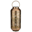 Gold Cylinder Shadow Solar Lantern