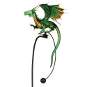 Green Dragon Rocker Garden Stake