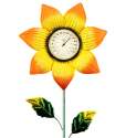 Orange Flower Thermometer Stake