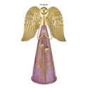 Purple Murano Angel LED Decor
