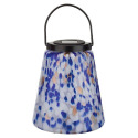 White And Blue Murano Solar Lantern