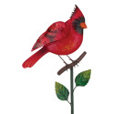 Cardinal Songbird Garden Stake