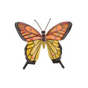 Orange Henna Butterfly Wall Decor