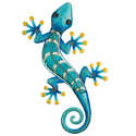 24-Inch Blue Gecko Wall Decor