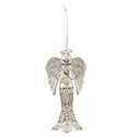 Lace Angel with Dove Ornament
