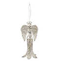 Lace Angel with Heart Ornament