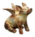 11-Inch Flying Pig Statue