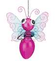 Pink Butterfly Solar Lantern