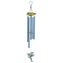 32-Inch Floral Bird Chime Bluebird