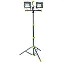 20,000 Lumen Dual-Head L E D Work Light With Tripod