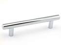 96mm Chrome Contemporary Steel Cabinet Pull