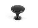 30mm Matte Black Copperfield Contemporary Metal Cabinet Knob 10-Pack