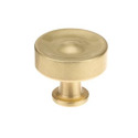 1-3/8-Inch Brushed Aurum Gold Traditional Metal Knob