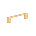 4-7/16-Inch Brushed Aurum Gold Modern Metal Pull