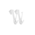 White Over The Door Hook, 2-Pack