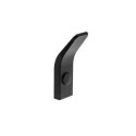 2-3/4-Inch Matte Black Single Hook