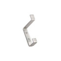 4-3/8-inch Brushed Nickel Utility Metal Coat Hook