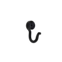 2-5/8-inch Matte Black Single Hook