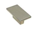 16mm Brushed Nickel Contemporary Metal Knob