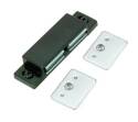 Black Double Magnetic Latch With Plates & Screws