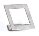 89mm X 89mm Brushed Nickel Square Contemporary Metal Hook